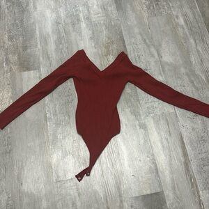 This is more of an autumn/fall dark red. It’s super pretty and comfy.